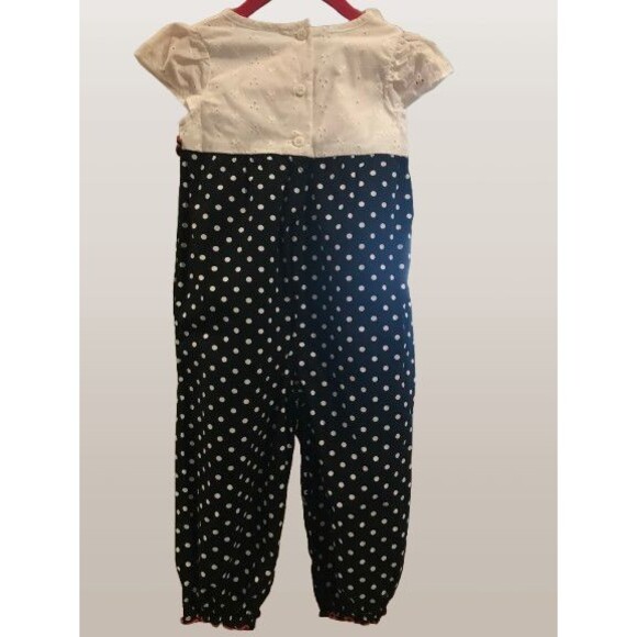 Toddler Girl's 24 Month Romper Good Lad Short Sleeve Pants Ladybug One Piece - Picture 2 of 3